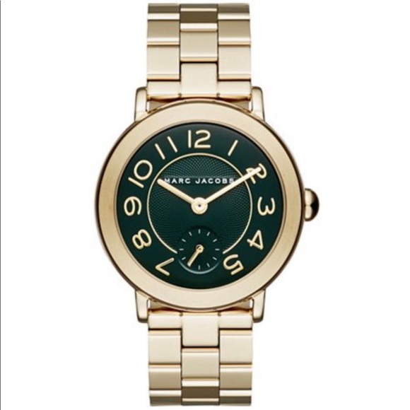 Marc Jacobs Accessories - New Marc Jacobs Riley round face gold watch Marc Jacobs Accessories - New Marc Jacobs Riley round face gold watch